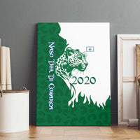 Indigenous Regions of Panama Naso Tjer Di Comarca Canvas Wall Art with Jaguar Graphic and Green White Territory and Life 2020 - Wonder Print Shop