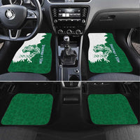 Indigenous Regions of Panama Naso Tjer Di Comarca Car Mats with Jaguar Graphic and Green White Territory and Life 2020 - Wonder Print Shop