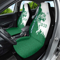 Indigenous Regions of Panama Naso Tjer Di Comarca Car Seat Cover with Jaguar Graphic and Green White Territory and Life 2020 - Wonder Print Shop