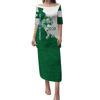 Indigenous Regions of Panama Naso Tjer Di Comarca Puletasi with Jaguar Graphic and Green White Territory and Life 2020 - Wonder Print Shop