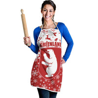 Greenland Christmas Apron Land of Ice Heart of Fire - Wonder Print Shop