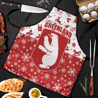 Greenland Christmas Apron Land of Ice Heart of Fire - Wonder Print Shop