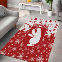 Greenland Christmas Area Rug Land of Ice Heart of Fire - Wonder Print Shop