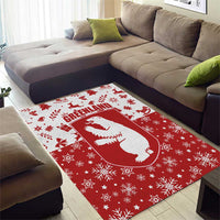 Greenland Christmas Area Rug Land of Ice Heart of Fire - Wonder Print Shop