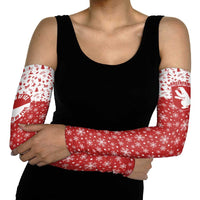 Greenland Christmas Arm Sleeves Land of Ice Heart of Fire - Wonder Print Shop