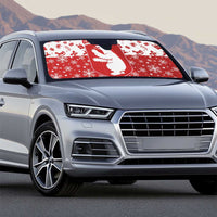 Greenland Christmas Auto Sun Shade Land of Ice Heart of Fire - Wonder Print Shop