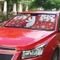 Greenland Christmas Auto Sun Shade Land of Ice Heart of Fire - Wonder Print Shop