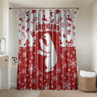 Greenland Christmas Bathroom Set Land of Ice Heart of Fire - Wonder Print Shop