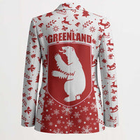 Greenland Christmas Blazer Land of Ice Heart of Fire - Wonder Print Shop