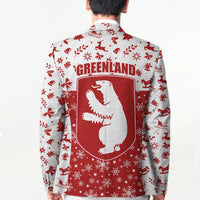 Greenland Christmas Blazer Land of Ice Heart of Fire - Wonder Print Shop