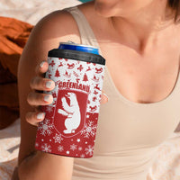 Greenland Christmas 4 in 1 Can Cooler Tumbler Land of Ice Heart of Fire - Wonder Print Shop
