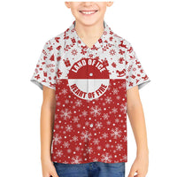 Greenland Christmas Family Matching Mermaid Dress and Hawaiian Shirt Land of Ice Heart of Fire - Wonder Print Shop