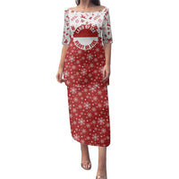 Greenland Christmas Family Matching Puletasi and Hawaiian Shirt Land of Ice Heart of Fire - Wonder Print Shop