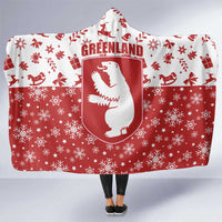 Greenland Christmas Hooded Blanket Land of Ice Heart of Fire - Wonder Print Shop