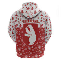 Greenland Christmas Hoodie Land of Ice Heart of Fire - Wonder Print Shop