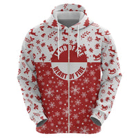 Greenland Christmas Hoodie Land of Ice Heart of Fire - Wonder Print Shop