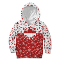 Greenland Christmas Kid Hoodie Land of Ice Heart of Fire - Wonder Print Shop
