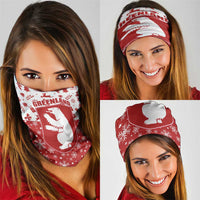 Greenland Christmas Neck Gaiter Land of Ice Heart of Fire - Wonder Print Shop
