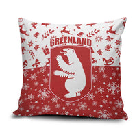 Greenland Christmas Pillow Cover Land of Ice Heart of Fire - Wonder Print Shop