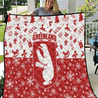 Greenland Christmas Quilt Land of Ice Heart of Fire - Wonder Print Shop