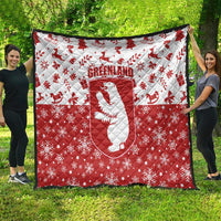 Greenland Christmas Quilt Land of Ice Heart of Fire - Wonder Print Shop