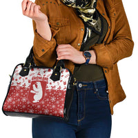 Greenland Christmas Shoulder Handbag Land of Ice Heart of Fire - Wonder Print Shop