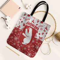 Greenland Christmas Tote Bag Land of Ice Heart of Fire - Wonder Print Shop