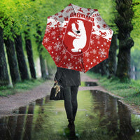 Greenland Christmas Umbrella Land of Ice Heart of Fire - Wonder Print Shop