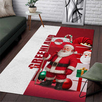 Greenland Santa Christmas Area Rug Nordic Holiday Pride Design - Wonder Print Shop