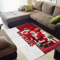 Greenland Santa Christmas Area Rug Nordic Holiday Pride Design - Wonder Print Shop