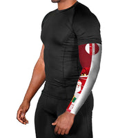 Greenland Santa Christmas Arm Sleeves Nordic Holiday Pride Design - Wonder Print Shop