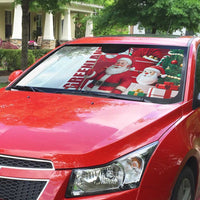 Greenland Santa Christmas Auto Sun Shade Nordic Holiday Pride Design - Wonder Print Shop