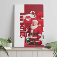 Greenland Santa Christmas Canvas Wall Art Nordic Holiday Pride Design - Wonder Print Shop