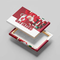 Greenland Santa Christmas Canvas Wall Art Nordic Holiday Pride Design - Wonder Print Shop
