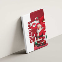 Greenland Santa Christmas Canvas Wall Art Nordic Holiday Pride Design - Wonder Print Shop
