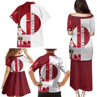 Greenland Santa Christmas Family Matching Puletasi and Hawaiian Shirt Nordic Holiday Pride Design - Wonder Print Shop