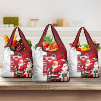 Greenland Santa Christmas Grocery Bag Nordic Holiday Pride Design - Wonder Print Shop