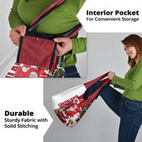 Greenland Santa Christmas Grocery Bag Nordic Holiday Pride Design - Wonder Print Shop