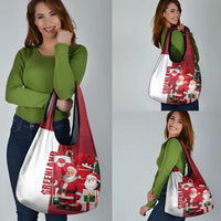 Greenland Santa Christmas Grocery Bag Nordic Holiday Pride Design - Wonder Print Shop