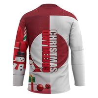 Greenland Santa Christmas Hockey Jersey Nordic Holiday Pride Design - Wonder Print Shop