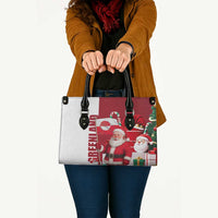 Greenland Santa Christmas Leather Bag Nordic Holiday Pride Design - Wonder Print Shop