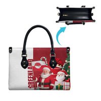 Greenland Santa Christmas Leather Bag Nordic Holiday Pride Design - Wonder Print Shop