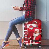 Greenland Santa Christmas Luggage Cover Nordic Holiday Pride Design - Wonder Print Shop