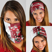 Greenland Santa Christmas Neck Gaiter Nordic Holiday Pride Design - Wonder Print Shop