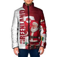 Greenland Santa Christmas Padded Jacket Nordic Holiday Pride Design - Wonder Print Shop