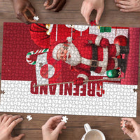Greenland Santa Christmas Puzzle Nordic Holiday Pride Design - Wonder Print Shop