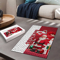 Greenland Santa Christmas Puzzle Nordic Holiday Pride Design - Wonder Print Shop