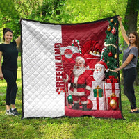 Greenland Santa Christmas Quilt Nordic Holiday Pride Design - Wonder Print Shop