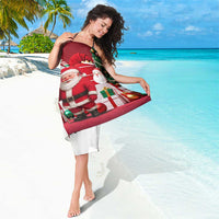 Greenland Santa Christmas Sarong Nordic Holiday Pride Design - Wonder Print Shop