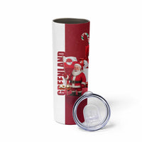 Greenland Santa Christmas Skinny Tumbler Nordic Holiday Pride Design - Wonder Print Shop